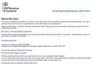 How to Claim Guardian's Allowance